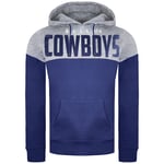 Fanatics NFL Dallas Cowboys Pannelled Mens Hoodie - Navy - Size Large