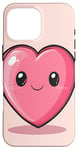 Coque pour iPhone 16 Pro Max Kawaii Coeur Cartoon Saint-Valentin