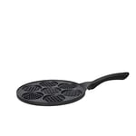 Tognana Premium Black Poêle à gaufre multifonction 26 cm, aluminium, noir