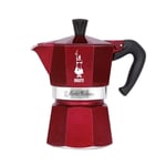 8006363031905 Coffee maker BIALETTI DECO GLAMOUR Moka Express 3tz Red BIALETTI