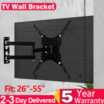 Swivel TV Wall Bracket Mount For 15 22 25 32 40 55 Inch 3D LCD LED Plasma UK