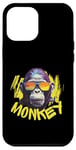 iPhone 12 Pro Max Angry Monkey King Gorilla Face Funny Graphic Men Women Kids Case