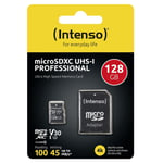 Intenso Micro SD 128GB UHS-I Professional 4034303030095