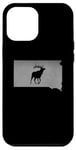 Coque pour iPhone 12 Pro Max Saison de chasse aux élans du Dakota du Sud