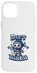 Coque pour iPhone 14 Plus Cute Diet Ninja Shake Protéiné Squelette Ninja