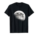 Buffy The Vampire Slayer Distressed Full Moon Title Logo T-Shirt