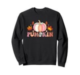 Pumpkin Season Fall Leaves Autumn Charm Sweatshirt