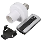 E27 220v Télécommande Sans Fil Lampe De Lumière Ampoule Porte-capuchon Douille Commutateur