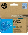 HP 937e Cartouche d’encre authentique Cyan EvoMore