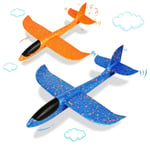 Foam Gliders Plane For Kids - 2 st Large Airplane Toy- Perfet