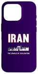 Coque pour iPhone 16 Pro Berceau de la civilisation iranienne de la fierté iranienne