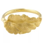 London Road 9ct Yellow Gold Leaf Ring, Gold