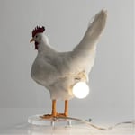 Kyckling LED-lampa Ägg Nattlampa Taxidermi Ägg Bordslampa