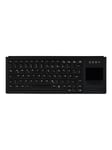 Cherry Active Key IndustrialKey AK-4400-G - keyboard - German - black - Tastatur - Tysk - Sort