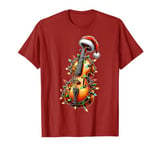 Cello Music Instrument Christmas Hat Xmas T-Shirt