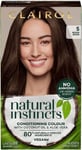 CLAIROL NATURAL INSTINCTS HAIR COLOR DYE NO AMMONIA 5 MEDIUM  BROWN