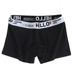 5 st Herrunderkläder Man Boxersexiga kalsonger Bekväma Andas Mode Pojkar Trosor Underkläder Boxershorts Herr Black XXL-65-75kg