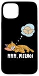 iPhone 15 Plus Cat dreaming about Pierogi Polska Polish Food Mmm Pierogi Case