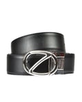 Ceinture d'aiguille ceinture réversible cuir ITALIE homme noir ZPJ45F408B NDH...