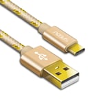 undefined Spedu Usb-c Laddare Till Huawei, Samsung, Lenovo, Sony 1.0m Guld Svart