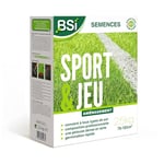 BSI - Semences de Gazon - Sport & Jeu - Avec Enrobage Protecteur - Haute qualité - jusqu'à 125 m² - 2,5Kg, Beige