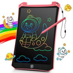 BlueSwan Tablette d'écriture LCD de 10 Pouces Coloré, Ardoise Magique,Tablette Dessin Enfant de 2 3 4 5 6 7 Ans Filles et Garçons Cadeau pour Les Enfants Jouets