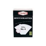 Paper filters for coffee maker Moccamaster No.4