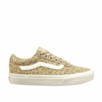 Casual träningsskor för kvinnor Vans Ward Leopard Beige 35