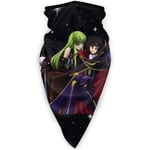 AEMAPE Code Geass Face Cover Shield Neck Warmer Neck Scarf Multifunctional Headband Headwear Headwrap Balaclava Mouth Shields Unisex Breathable Reusable Anti Dust-VU0