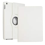 Etui Blanc pour iPad 10.2 2020 avec Support Rotatif 360° [Toproduits®]