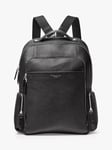 Aspinal of London Reporter Zip Pebble Leather Backpack