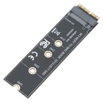 Carte adaptateur pour disque SSD ABS noir, compatible avec Macbook Air de 2013 &agrave; 2017, M.2 NVME PCIE3.0