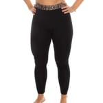 Calvin Klein Icon Leggings Svart bomull Large Dam