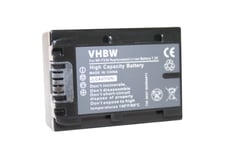 vhbw Li-Ion batterie 600mAh (7.2V) pour appareil photo Sony Handycam HDR-CX280EB, HDR-CX220EL, HDR-CX220ER,HDR-CX220ES, HDR-CX320EB et NP-FV30,NP-FV40