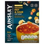 4 x Ainsley Harriott Szechuan Hot & Sour Low Calorie Cup Soup 60G (12 servings)