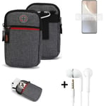 Holster + earphones for Motorola Moto G32 Belt Pouch