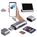 AVLink 2in1 USB-C A Memory Card Reader SDXC SDHC SD MMC  for MacBook Pro