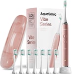 Aquasonic Vibe Series Ultra Whitening Toothbrush ADA Accepted Electric