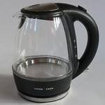 Swiss Luxx 1L Low Wattage Cordless Clear Kettle Caravan Motorhome