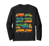 MALLARE HONFE Garbage Trucks Long Sleeve T-Shirt