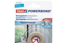 Tesa Powerbond - Dubbelsidig Tejp - 19 Mm X 5 M - Genomskinlig