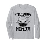 Delivery Ninja Taxi Driver Cab Taxis Drivers Long Sleeve T-Shirt