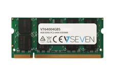 V7 - DDR2 - modul - 4 GB - SO DIMM 200-PIN - 800 MHz / PC2-6400 - ikke bufferet