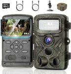 Caméra de Chasse 2.7K, 58MP Caméra Chasse Infrarouge avec 32GB Carte, Étanche 120 ° Piege Photographique Vision Nocturne Animaux, Caméra de Surveillance Camera Suiveuse Exterieur Traque IR.[G1701]