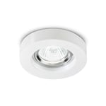 Blues 1 Light Round Recessed Downlight (3 Pack) White GU10