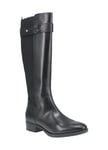 Geox D Felicity Bottes Hautes au Genou, Noir, 40 EU