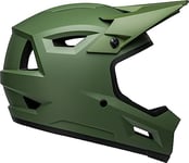 Bell Sanction 2 Full Face Bike Helmet with ABS Shell and EPS Liner - Dark Green - X-Large