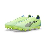 PUMA Mixte Ultra 5 Match FG/AG Soccer Shoe, Fizzy Apple White-Bluemazing, 47 EU