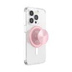 PopSockets: PopGrip Round pour MagSafe - Anneau Adaptateur pour MagSafe Inclus - Support et Poignée pour Smartphone et Coques avec Un Top Interchangeable - Aluminum Dusty Rose