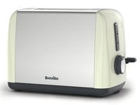 Breville ITT990 Stainless Steel 2 Slice Toaster - Cream